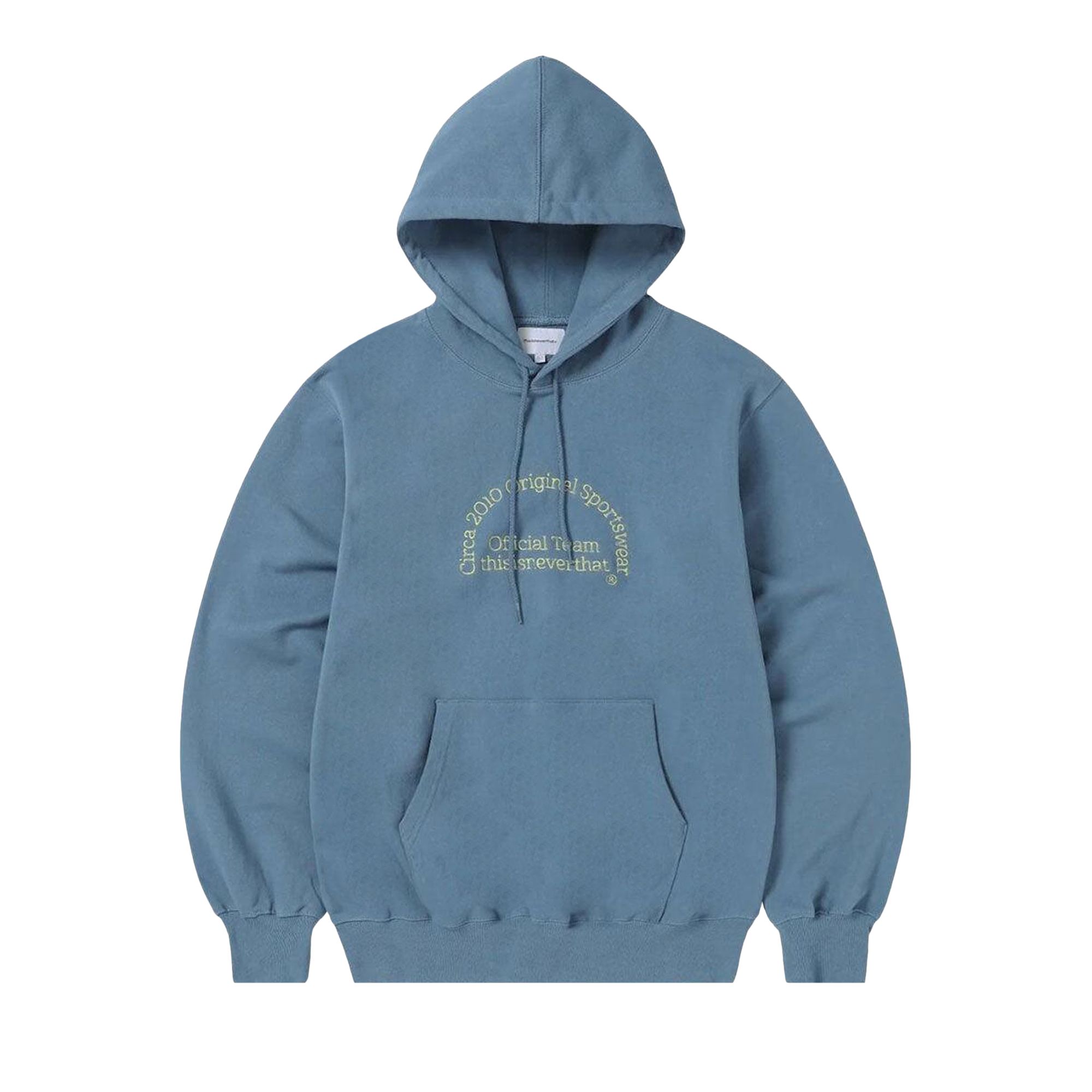 Pre-owned Thisisneverthat Team Hoodie 'slate' | Grey | Men's Size L
