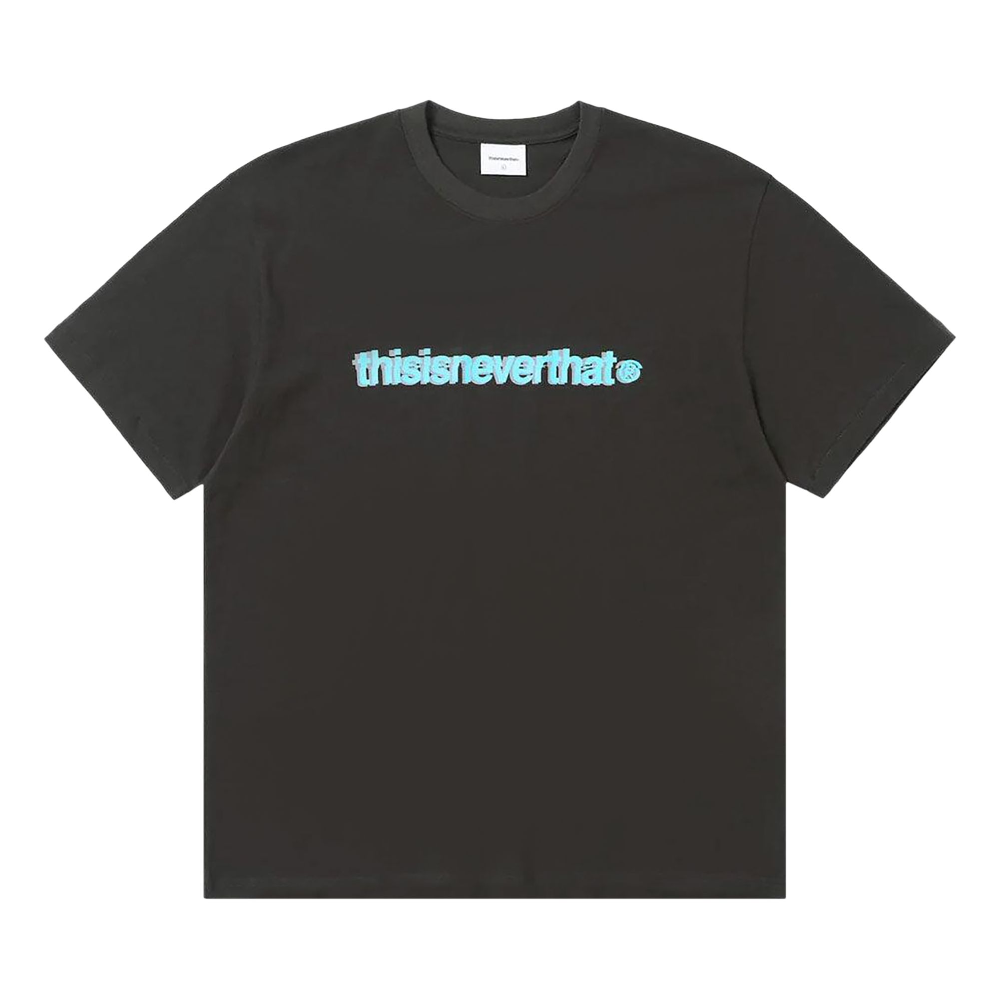 Pre-owned Thisisneverthat Cracked T-logo Tee 'off Black' | Men's Size L