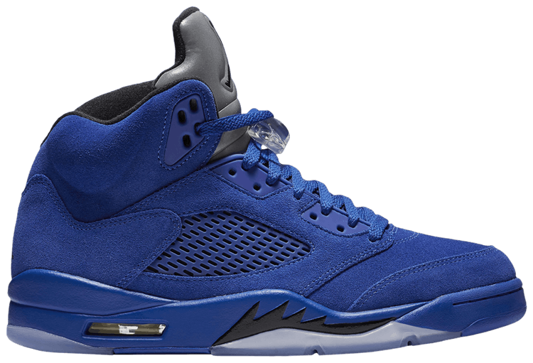 Buy Air Jordan 5 Retro Blue Suede Sample FA17 MNJDLS 174 741182 SZ GOAT CA