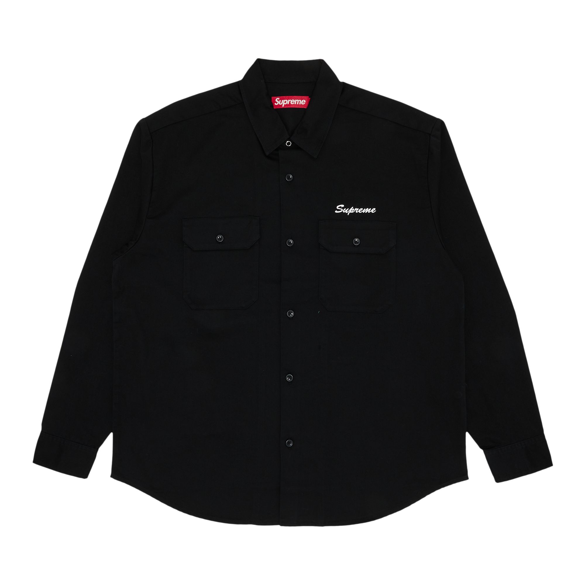 Supreme Our Lady Work Shirt 'Black' | Men's Size L
