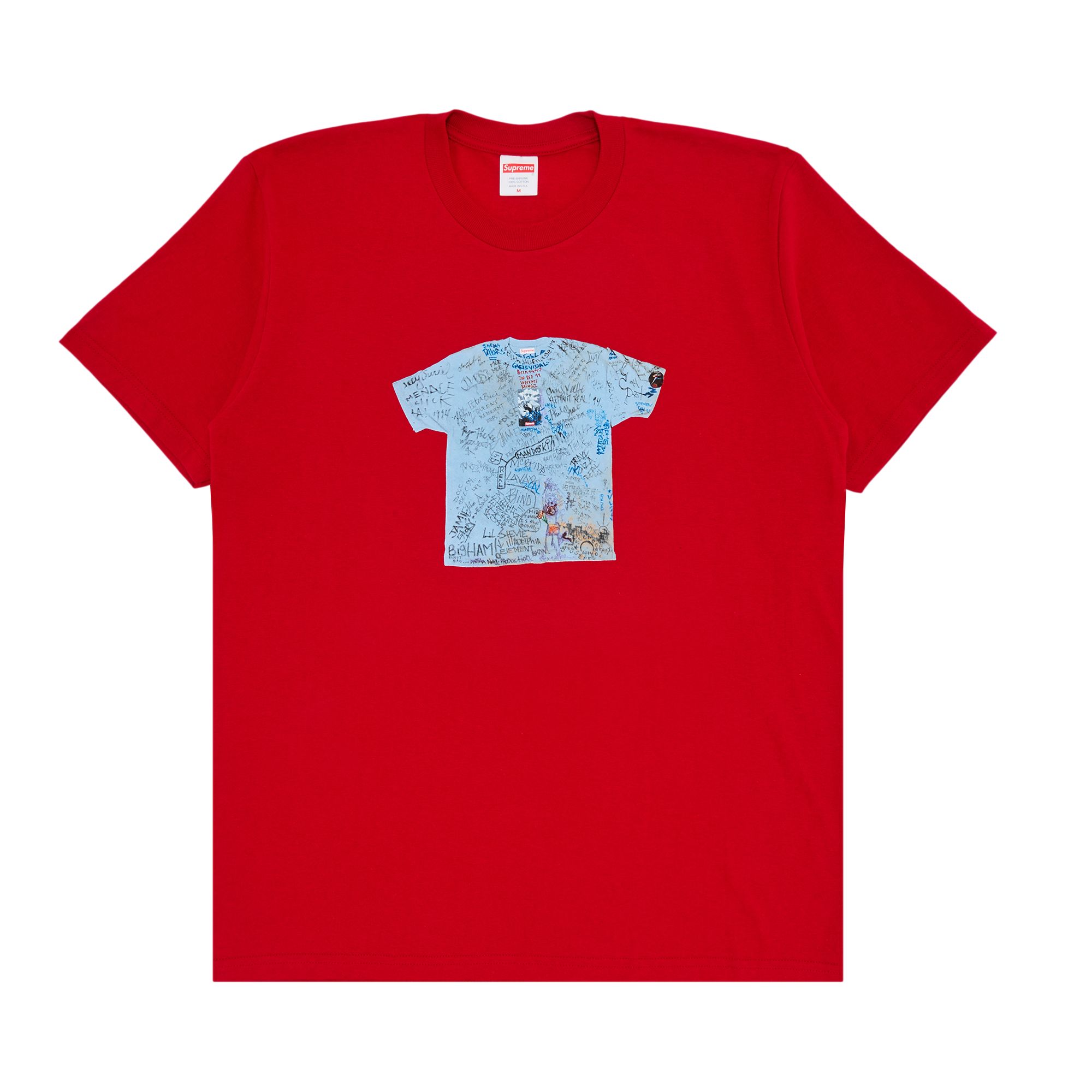 Supreme First Tee 'Red' | Men's Size 2XL