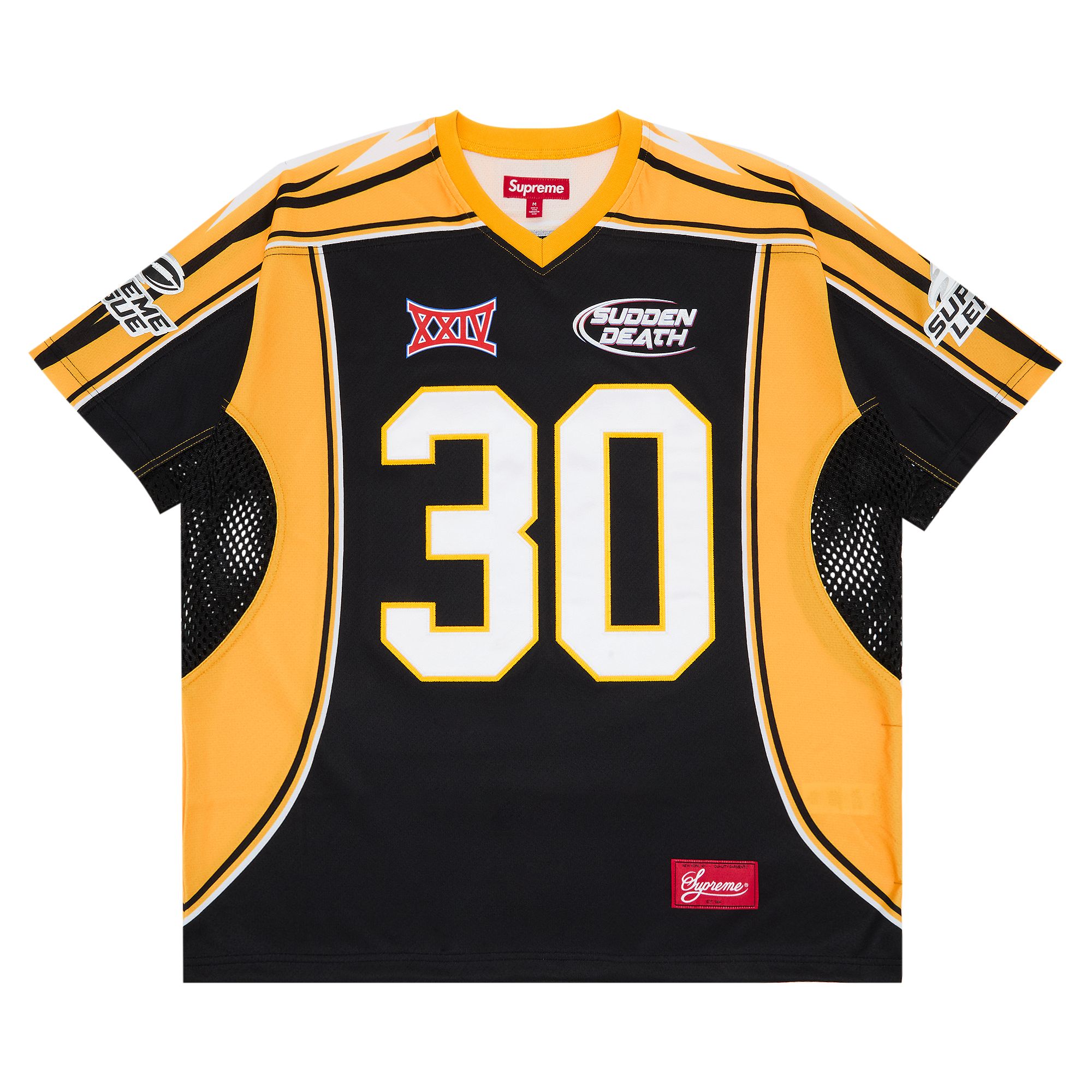 Pre-owned Supreme Sudden Death Football Jersey 'black'