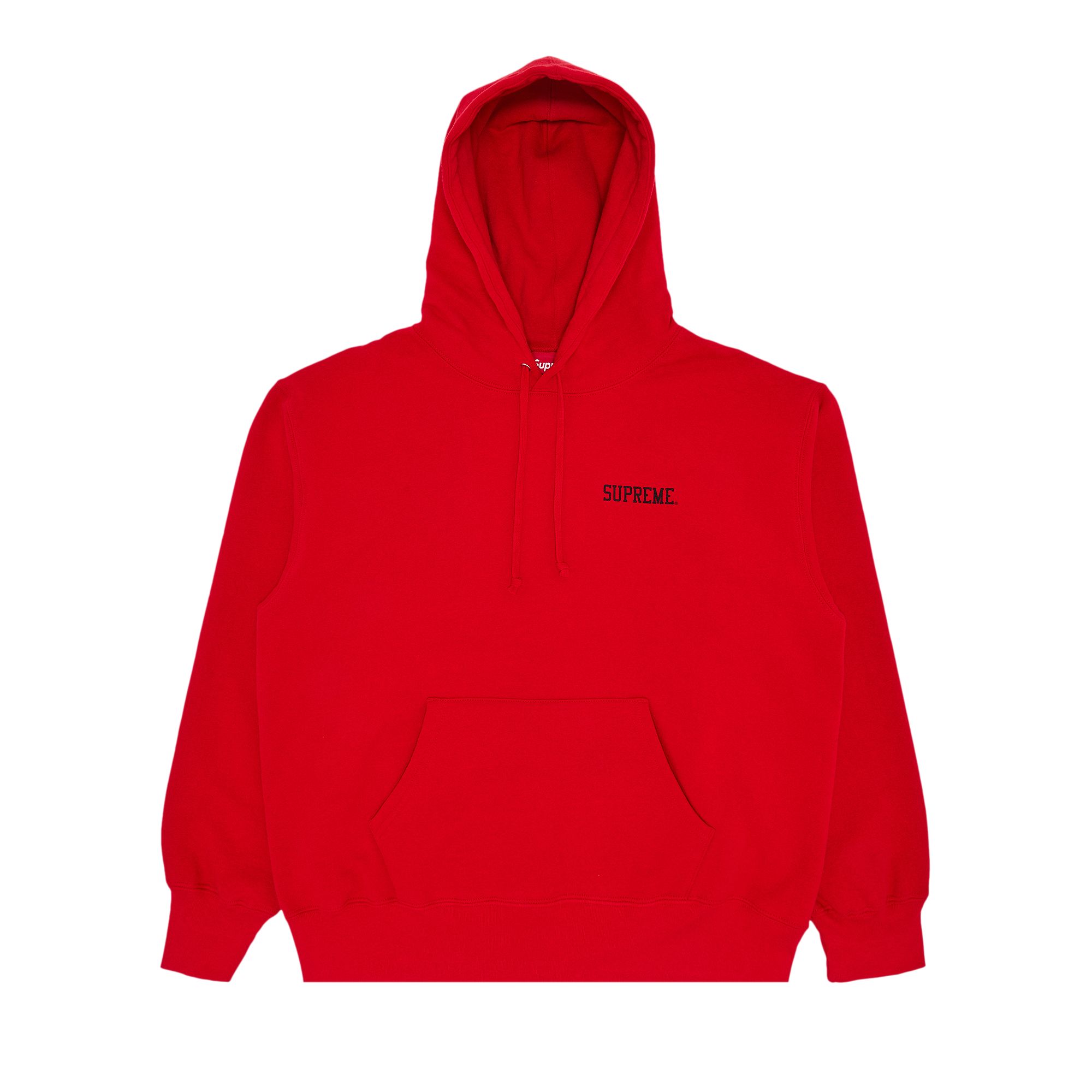 Pre-owned Supreme Doggs Hooded Sweatshirt 'red' | Men's Size L