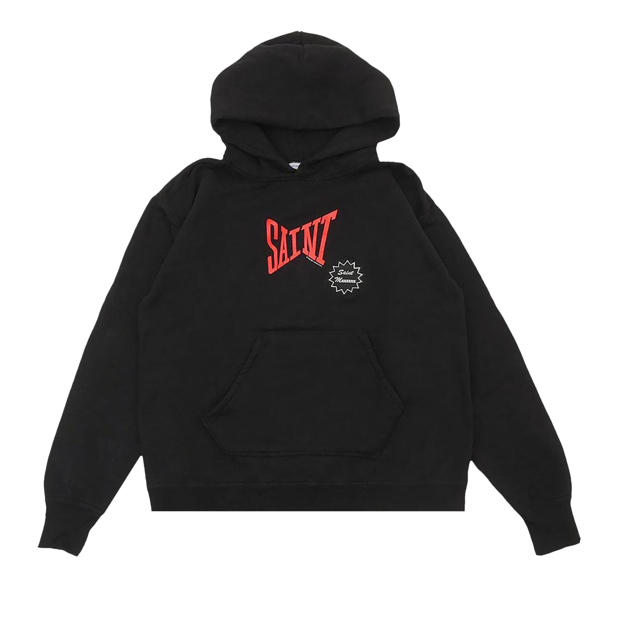 Pre-owned Saint Michael Saint Logo Hoodie 'black' | Men's Size Xl