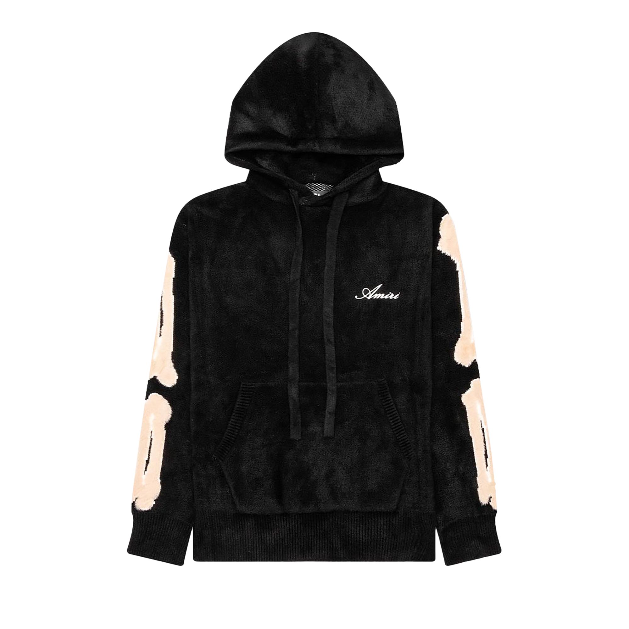 Pre-owned Amiri Bones Sleeves Hoodie 'black' | Men's Size M
