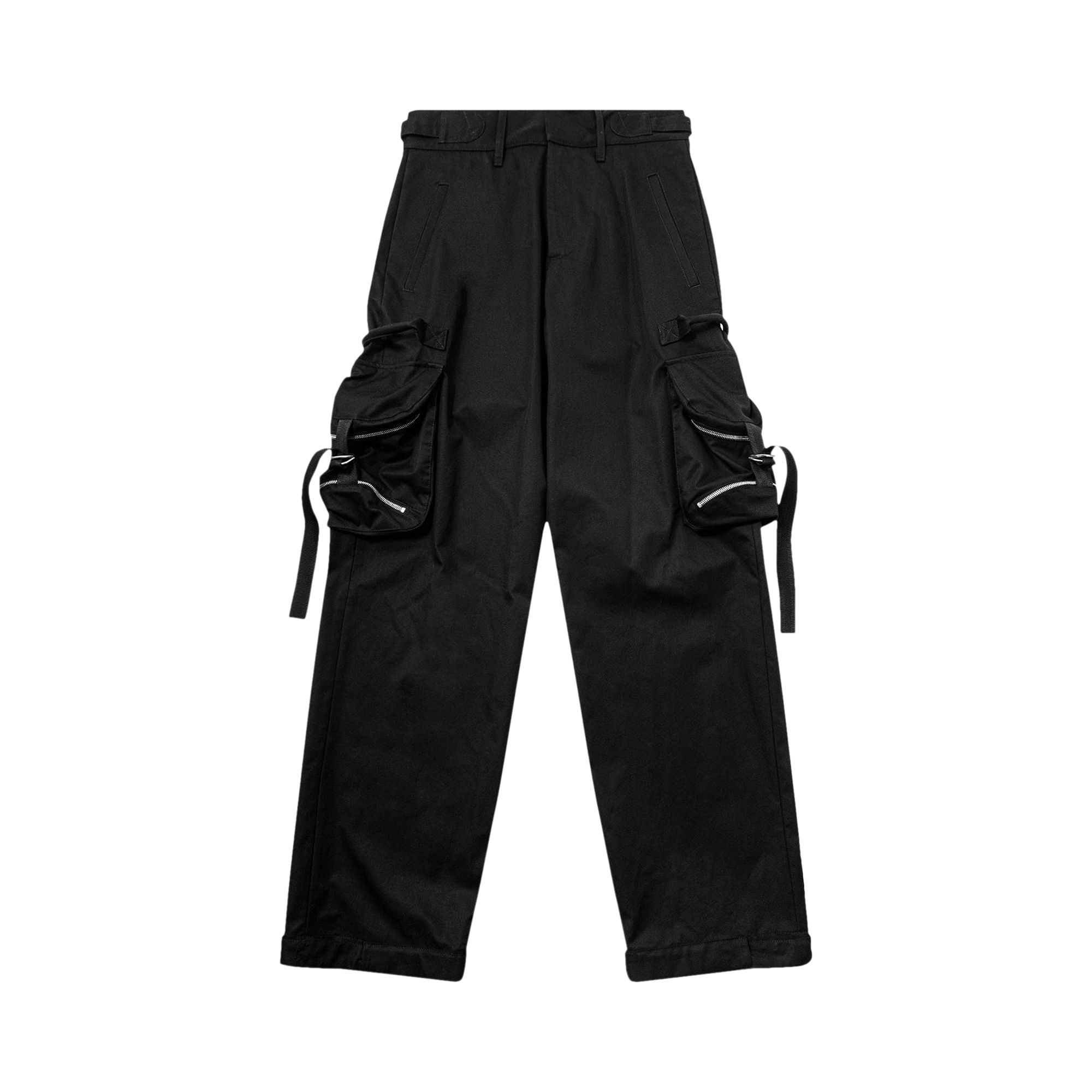 Pre-owned Off-white Zip Cot Cargo Pant 'black'