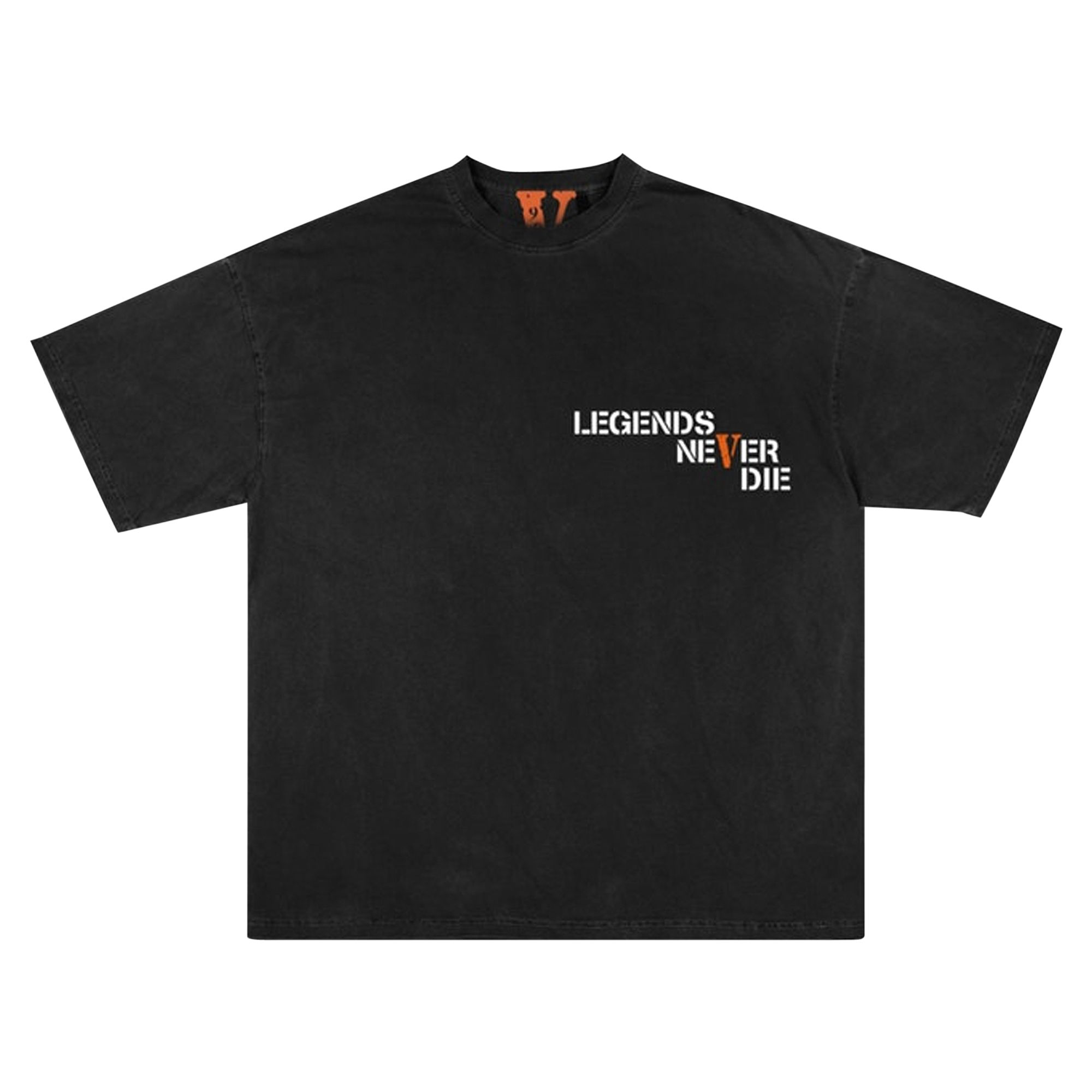 Vlone x Juice WRLD 999 T-Shirt 'Black' | Men's Size L