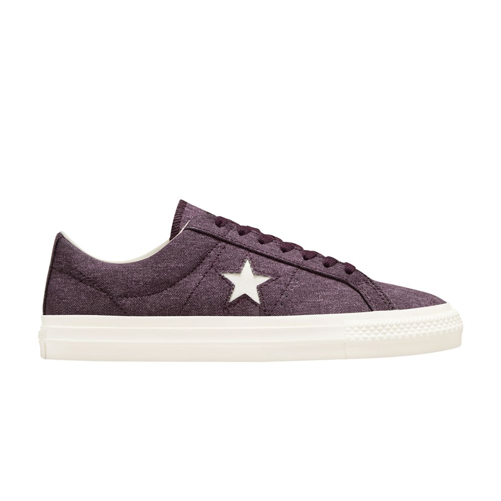 Converse One Star Pro Low 'Washed Canvas - Black Cherry' | Red | Men's Size 8