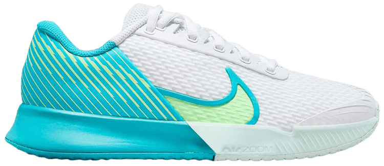 Wmns NikeCourt Air Zoom Vapor Pro 2 White Teal Lime