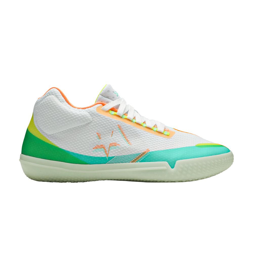 Converse All Star BB Evo Mid 'Hi-Vis Collection - White Green Glow' | Men's Size 7.5