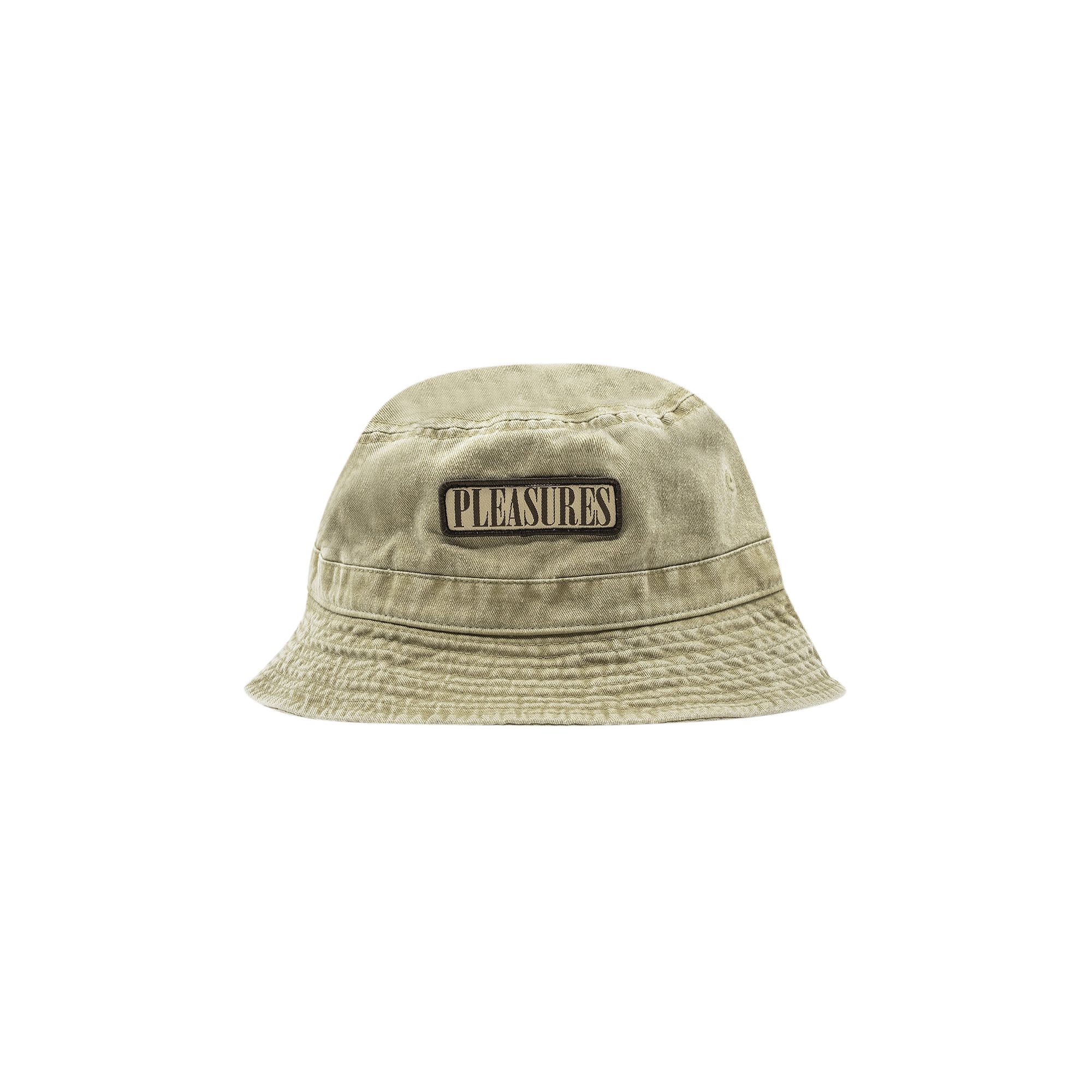 Pre-owned Pleasures Spank Bucket Hat 'washed Khaki' | Tan | Men's Size L/xl In Brown