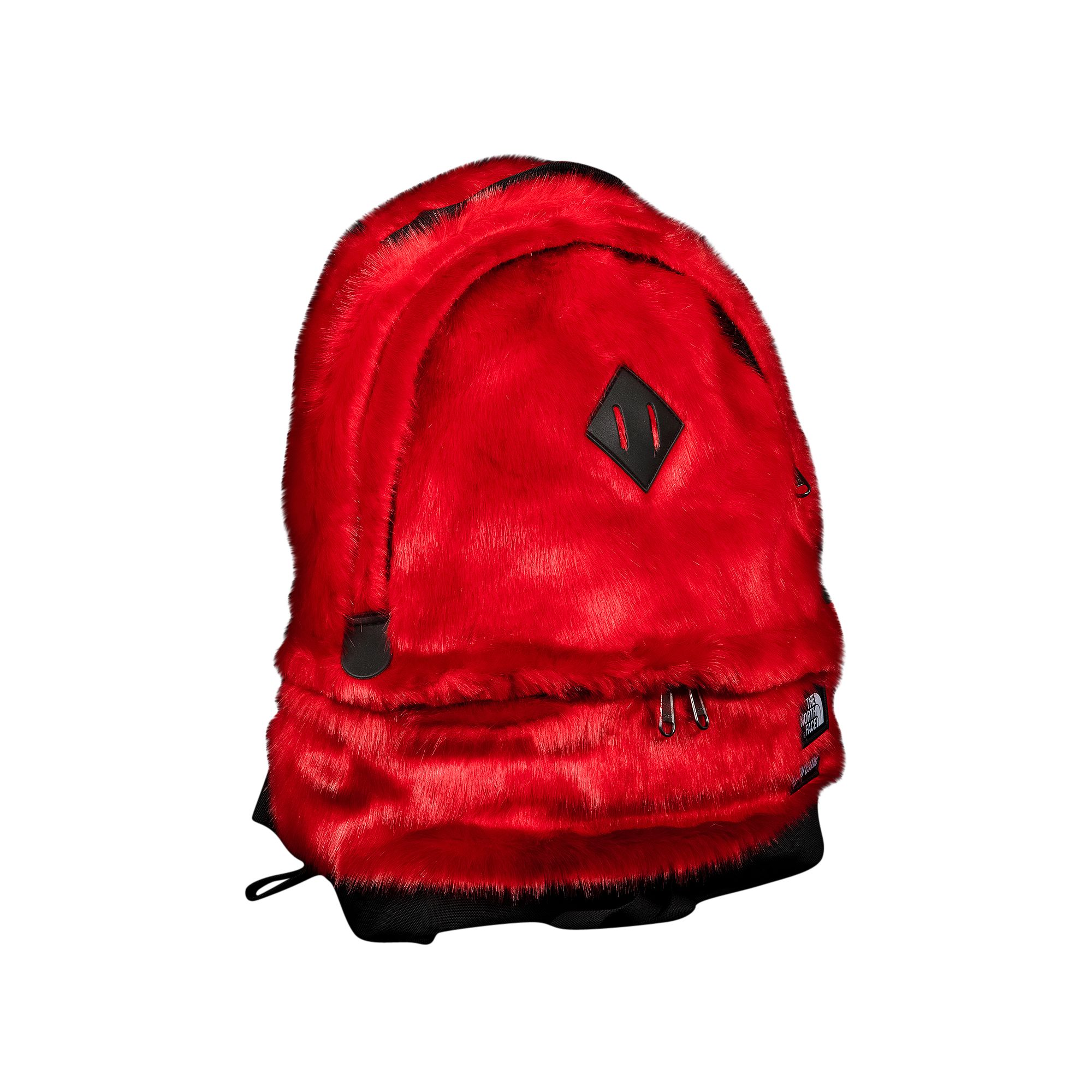 Supreme x The North Face Faux Fur Backpack 'Red' | Men's Size Onesize