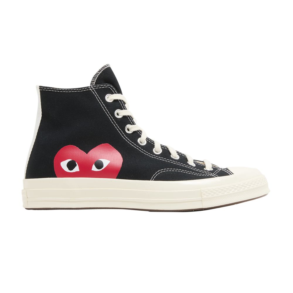 Converse Comme des Garçons PLAY x Chuck 70 High 'Black' 2023 | Men's Size 8