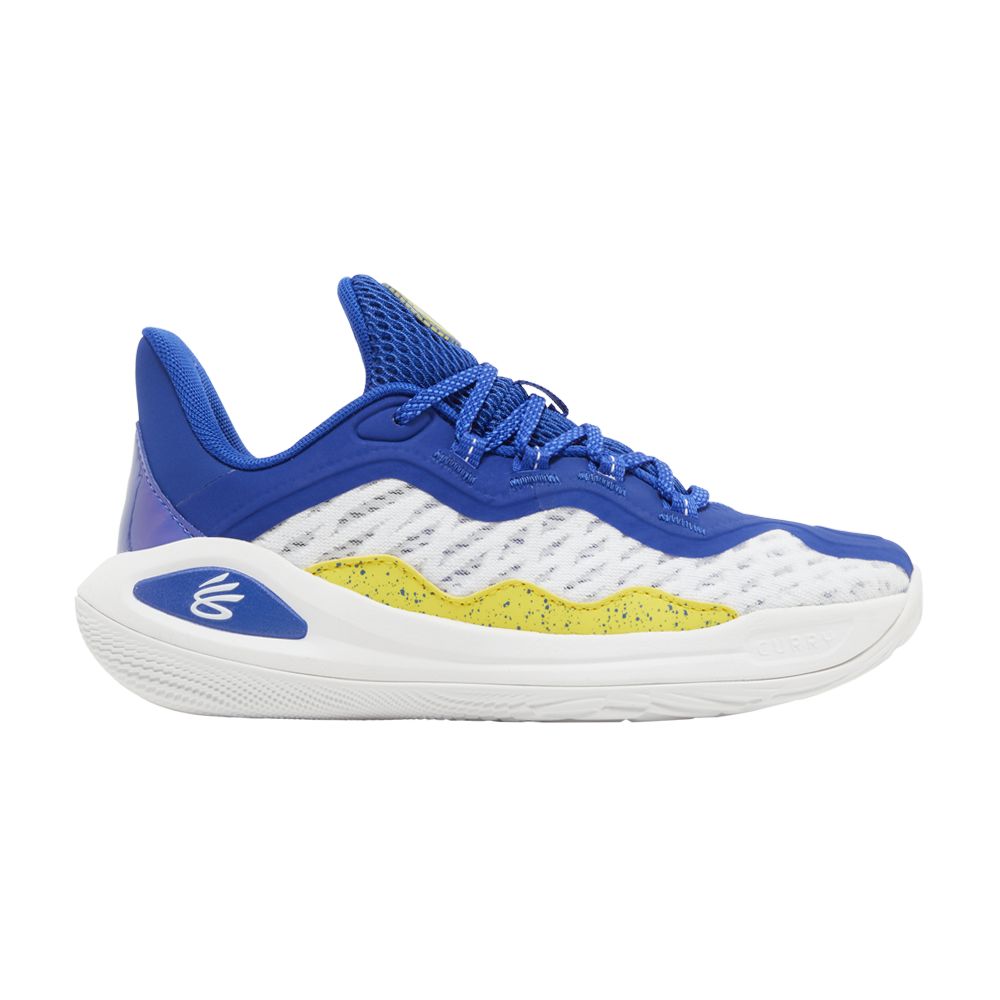 Pre-owned Curry Brand Curry Flow 11 Gs 'dub Nation' | Blue | Kid's Size 6.5