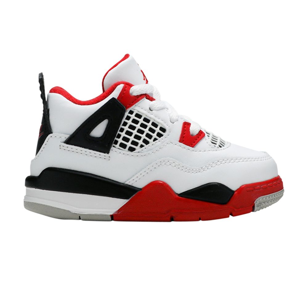 Air Jordan 4 Retro OG TD 'Fire Red' 2020 | White | Infant Size 3