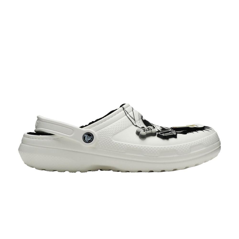 Crocs Luke Combs x Classic Lined Clog 'Skully' | White | Men's Size 5