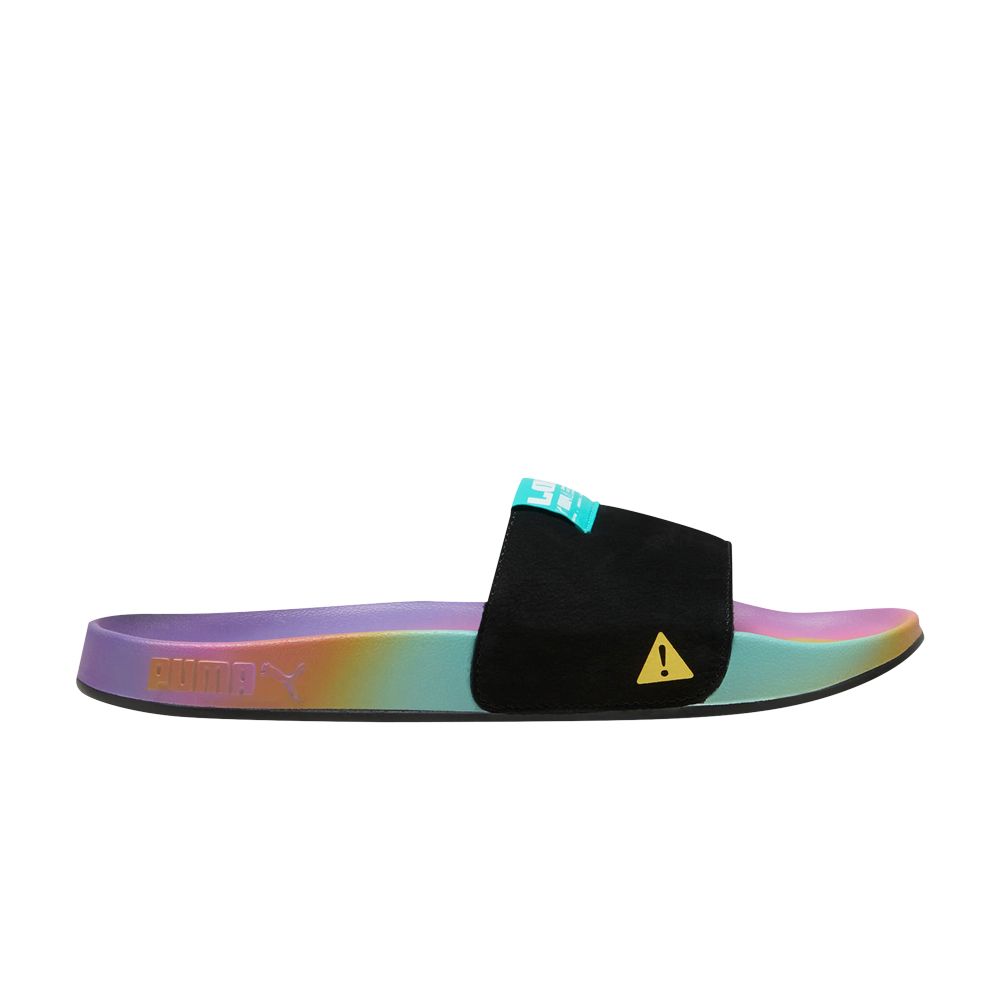 Pre-owned Puma Mercedes-amg Petronas F1 X Mad Dog Jones X Leadcat 2.0 Slide 'miami' In Multi-color