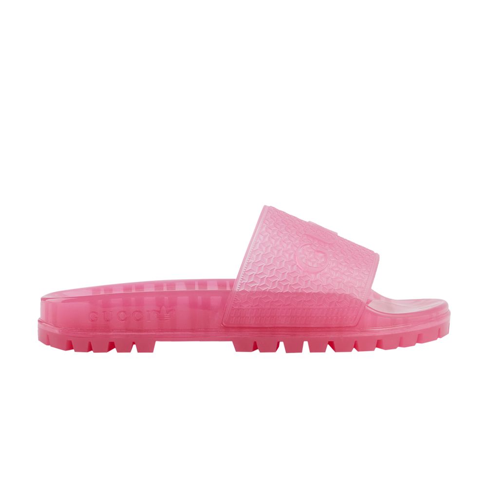 Pre-owned Gucci Adidas X  Wmns Slide 'transparent Pink'