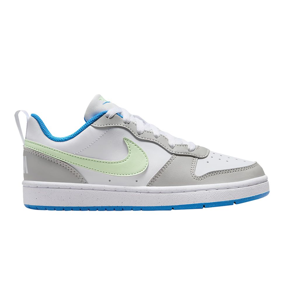 Pre-owned Nike Court Borough Low Recraft Gs 'light Iron Ore Vapor Green' | Grey | Kid's Size 5