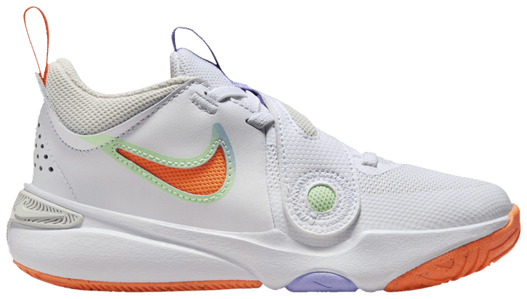Nike Team Hustle D11 PS White Total Orange