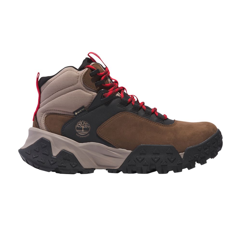Pre-owned Timberland Motion Scramble Lace Up Mid Gore-tex 'dark Brown'