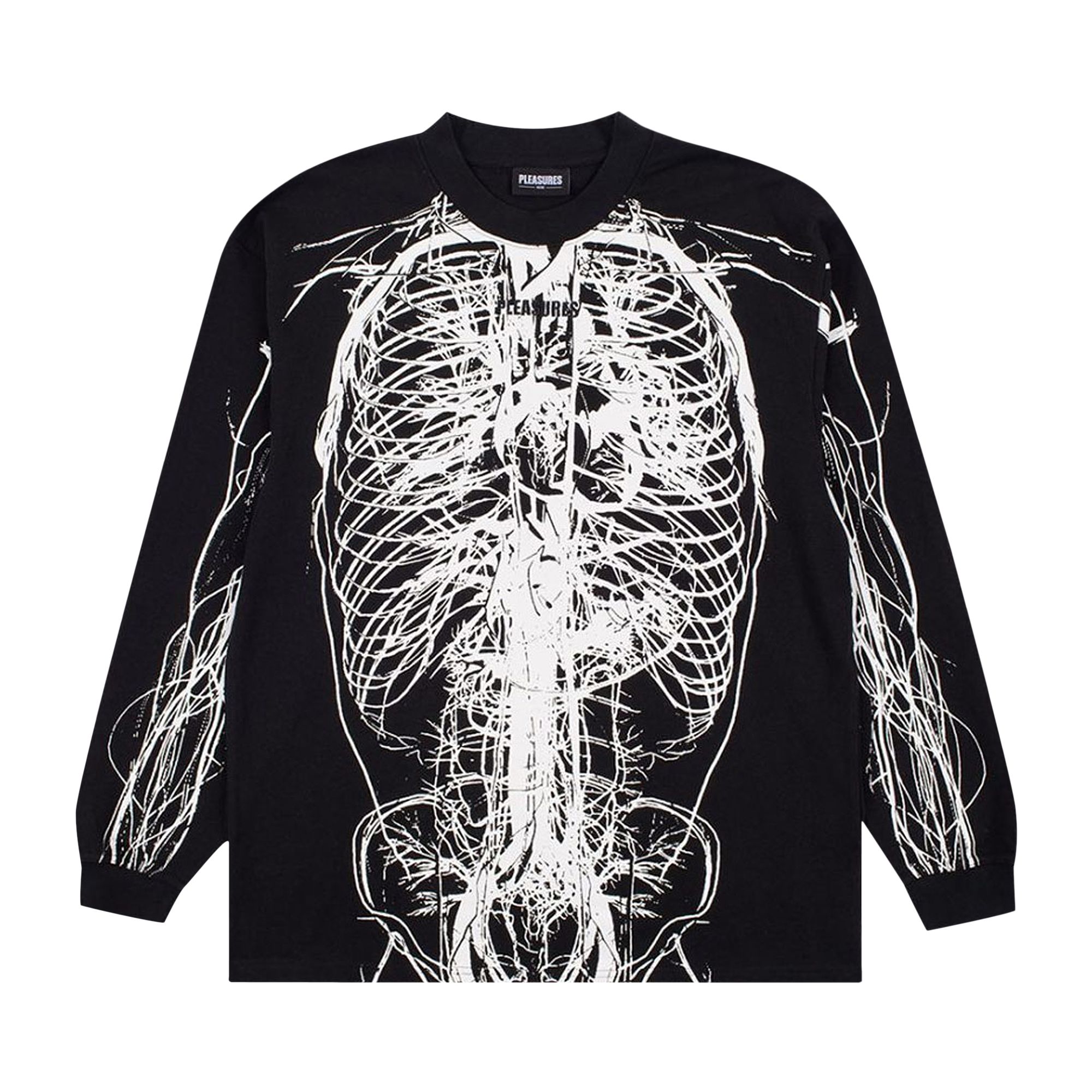 Pre-owned Pleasures Nervous Long-sleeve Shirt 'black' | Men's Size S