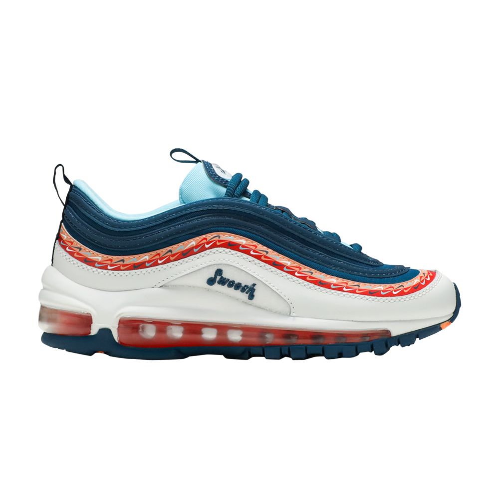 Nike Air Max 97 GS 'Swoosh Chain' | Teal | Kid's Size 4 - CQ4818-400