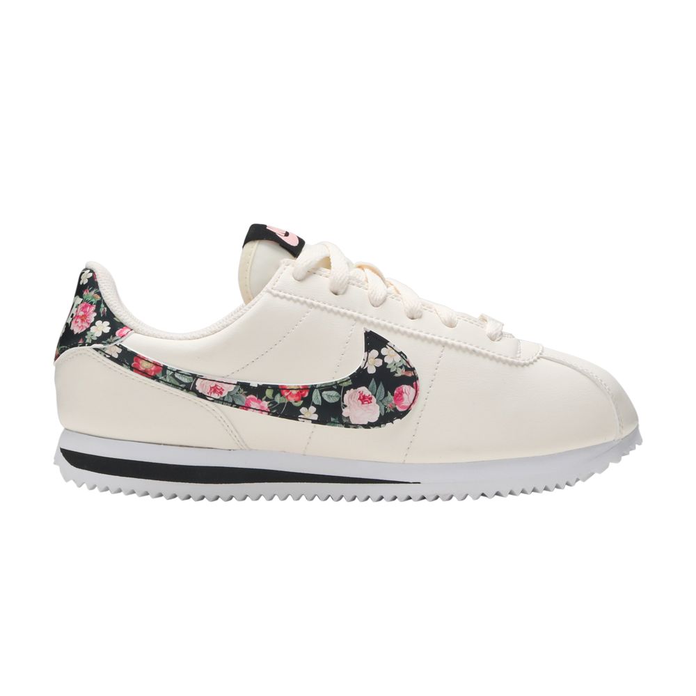 Nike Cortez Basic Vintage Floral GS 'Pale Ivory' | Cream | Kid's Size 6