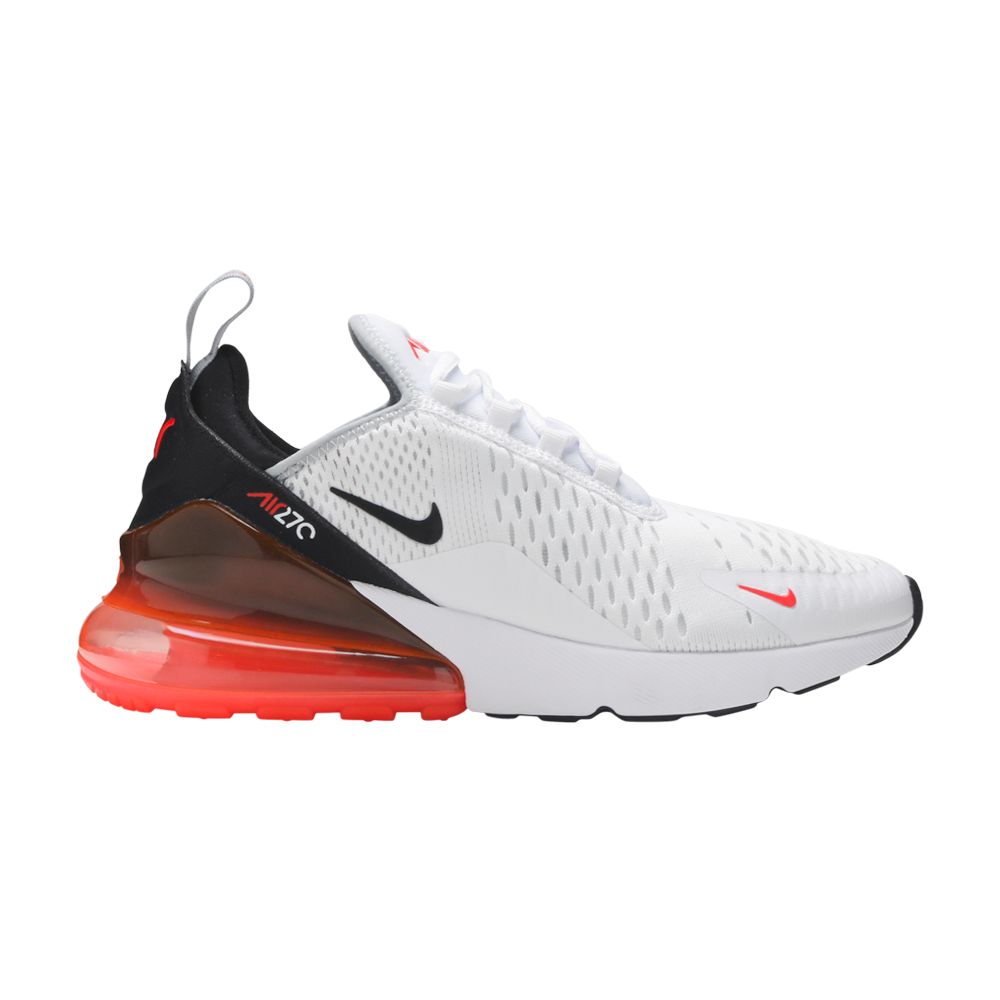 Nike Air Max 270 'Bright Crimson Black' | White | Men's Size 11