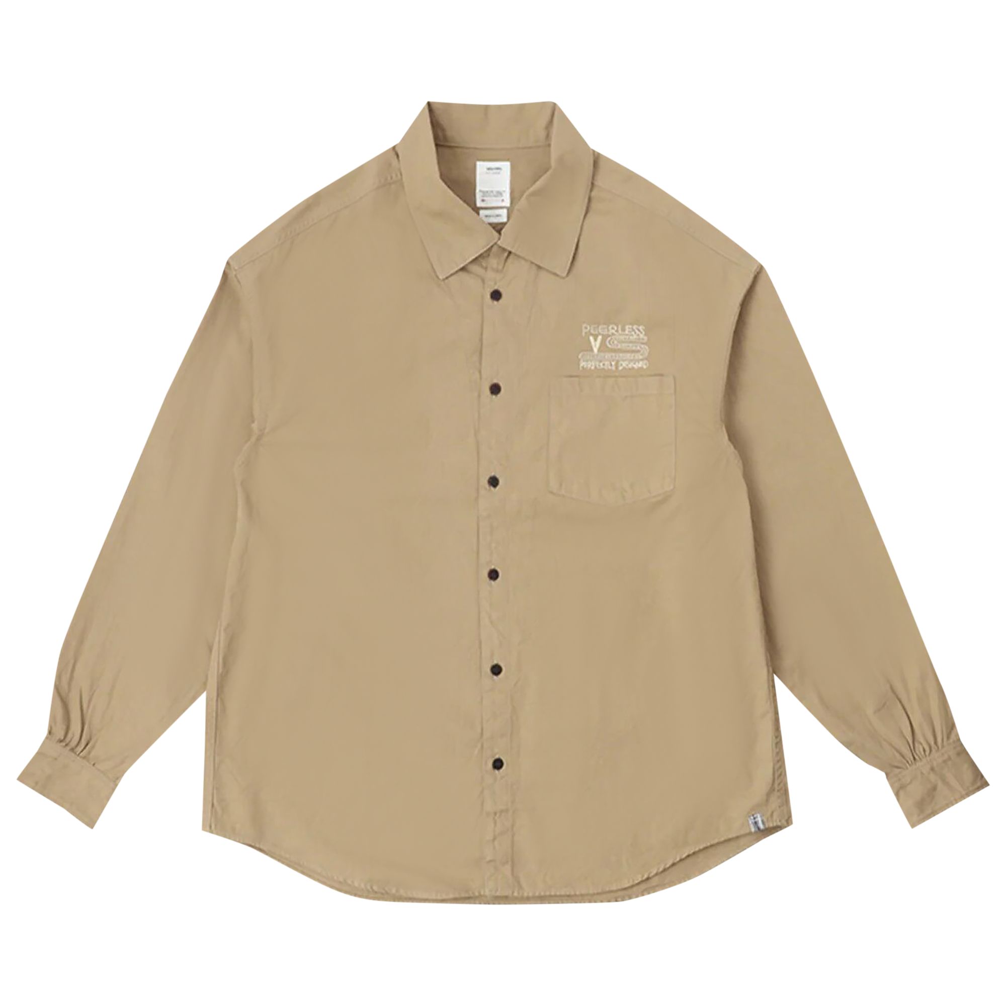 Pre-owned Visvim Palmer Shirt 'beige' | Tan | Men's Size 4 In Brown