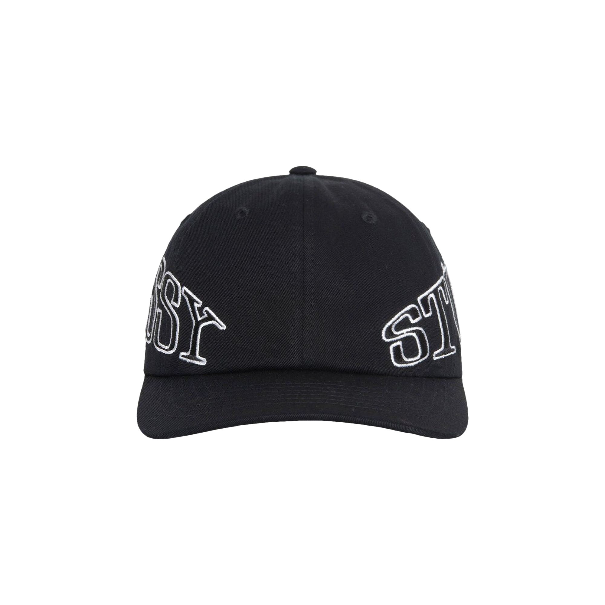 Pre-owned Stussy Arc Low Pro Strapback Hat 'black' | Men's Size Onesize