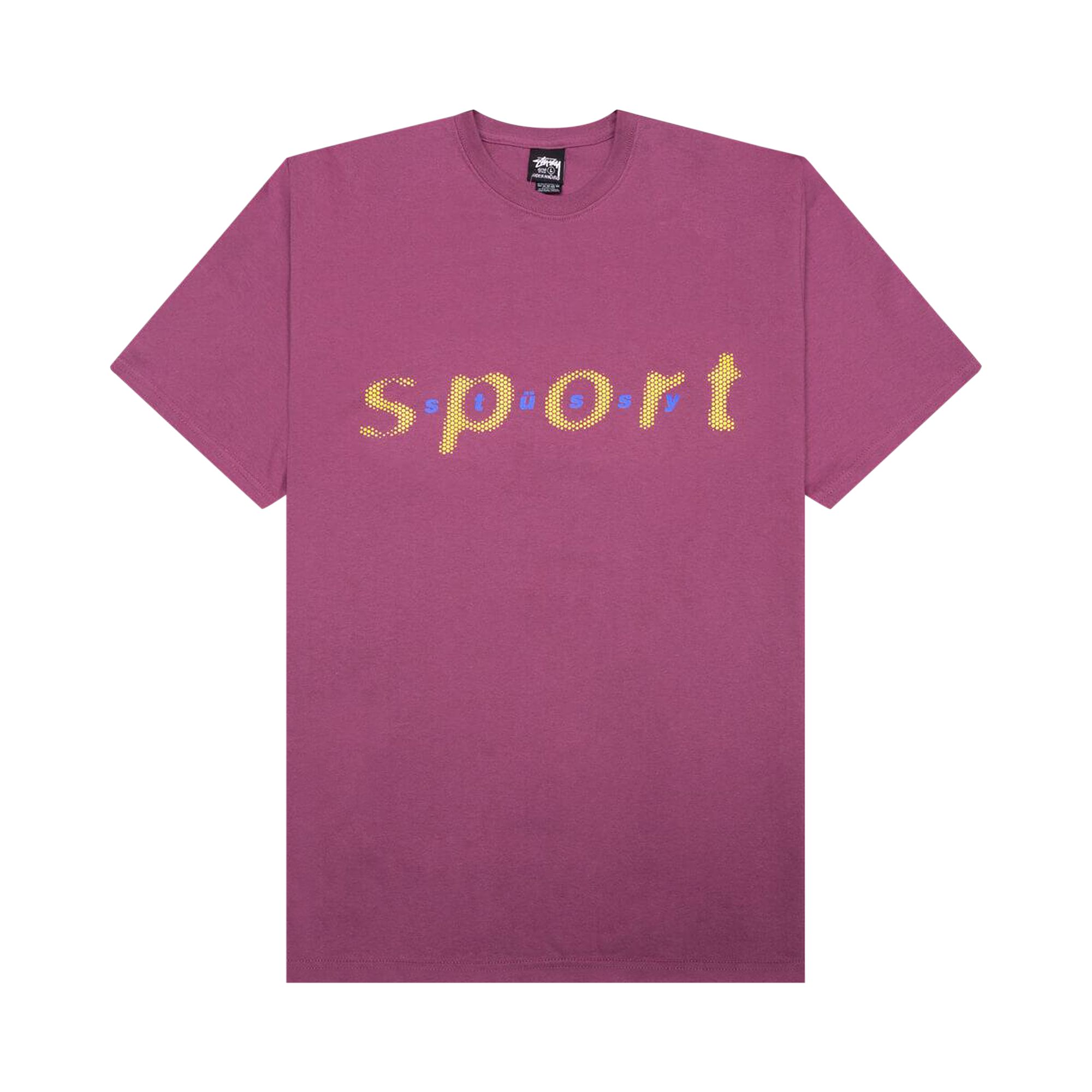 Pre-owned Stussy Dot Sport Tee 'berry' | Purple | Men's Size Xl
