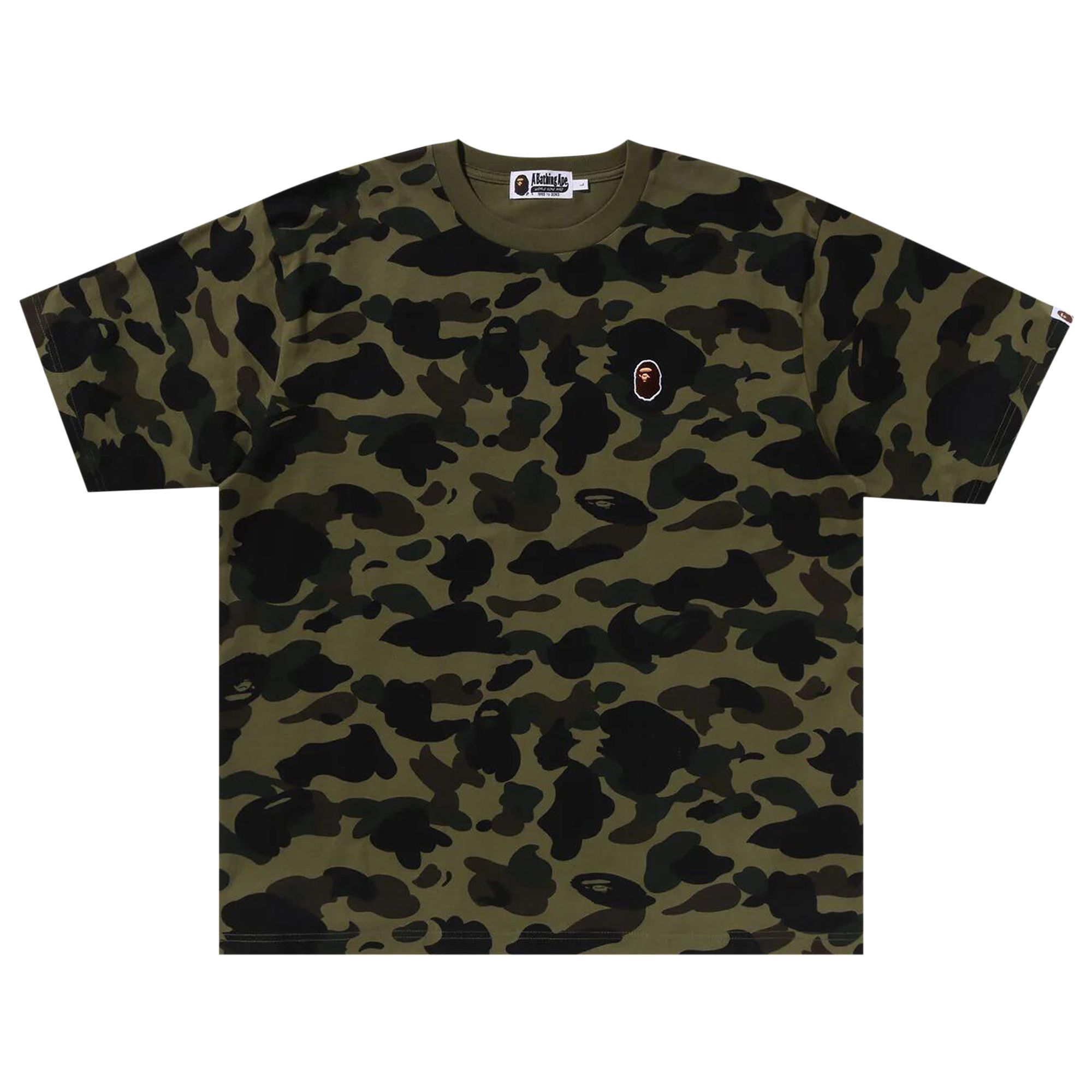 BAPE 1st Camo One Point Tee 'Green' | Men's Size XL
