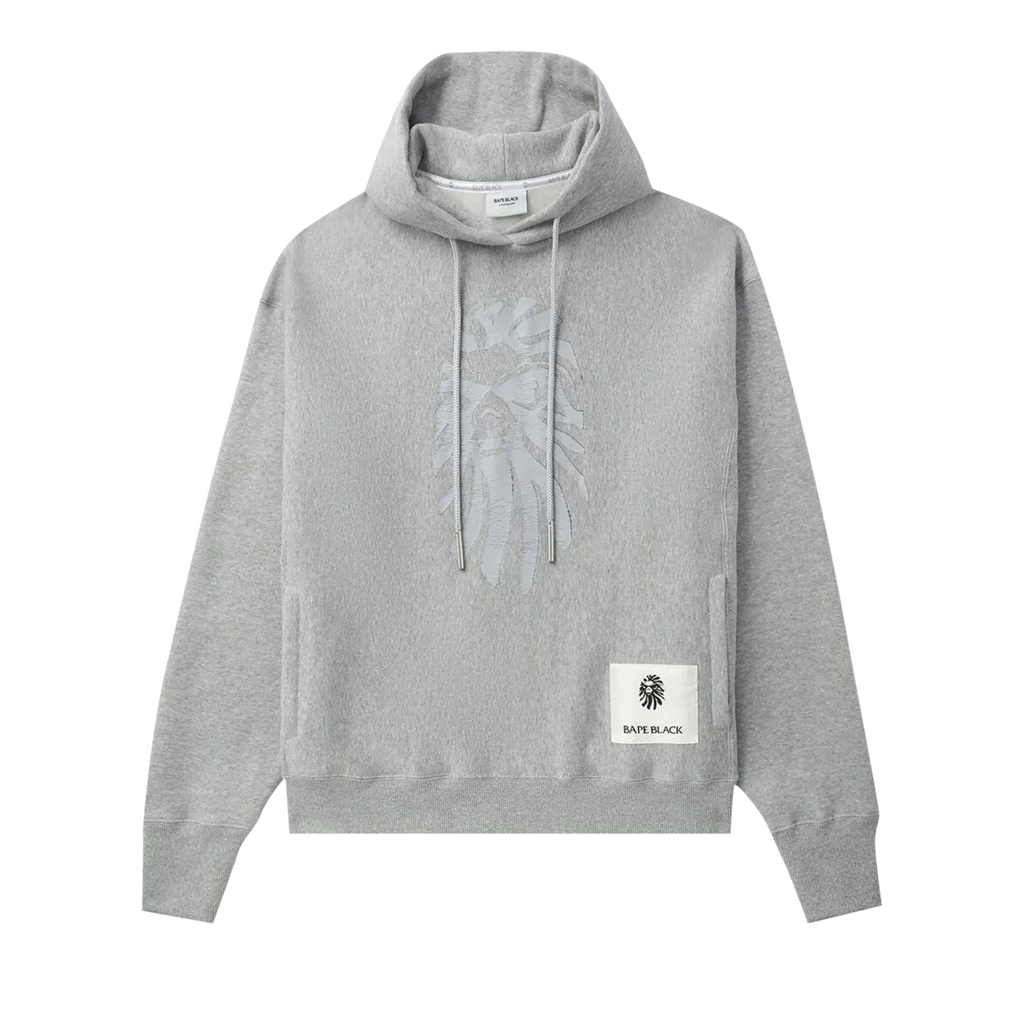 Pre-owned Bape ? Black ?logo Hoodies 'grey'