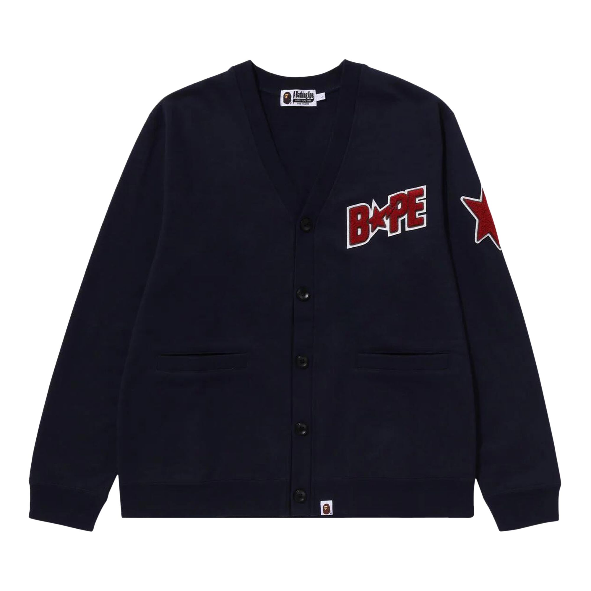 BAPE Sta Sweat Cardigan 'Navy' | Blue | Men's Size M