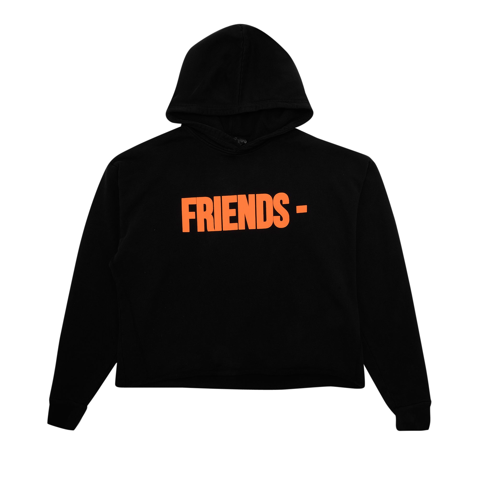 Vlone Friends Hoodie 'Black/Orange' | Men's Size S