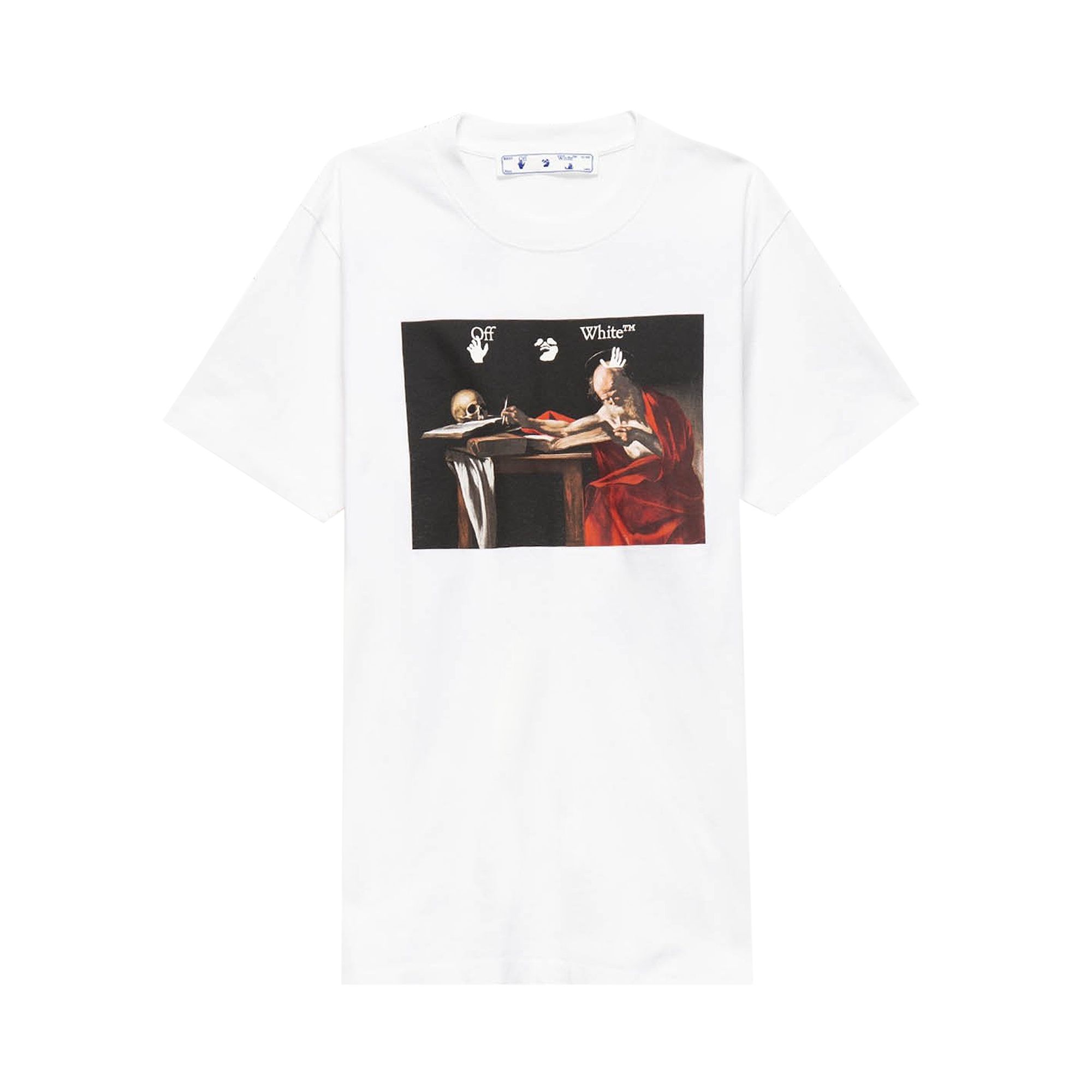 Off-White Caravaggio Slim Tee 'White' | Men's Size L