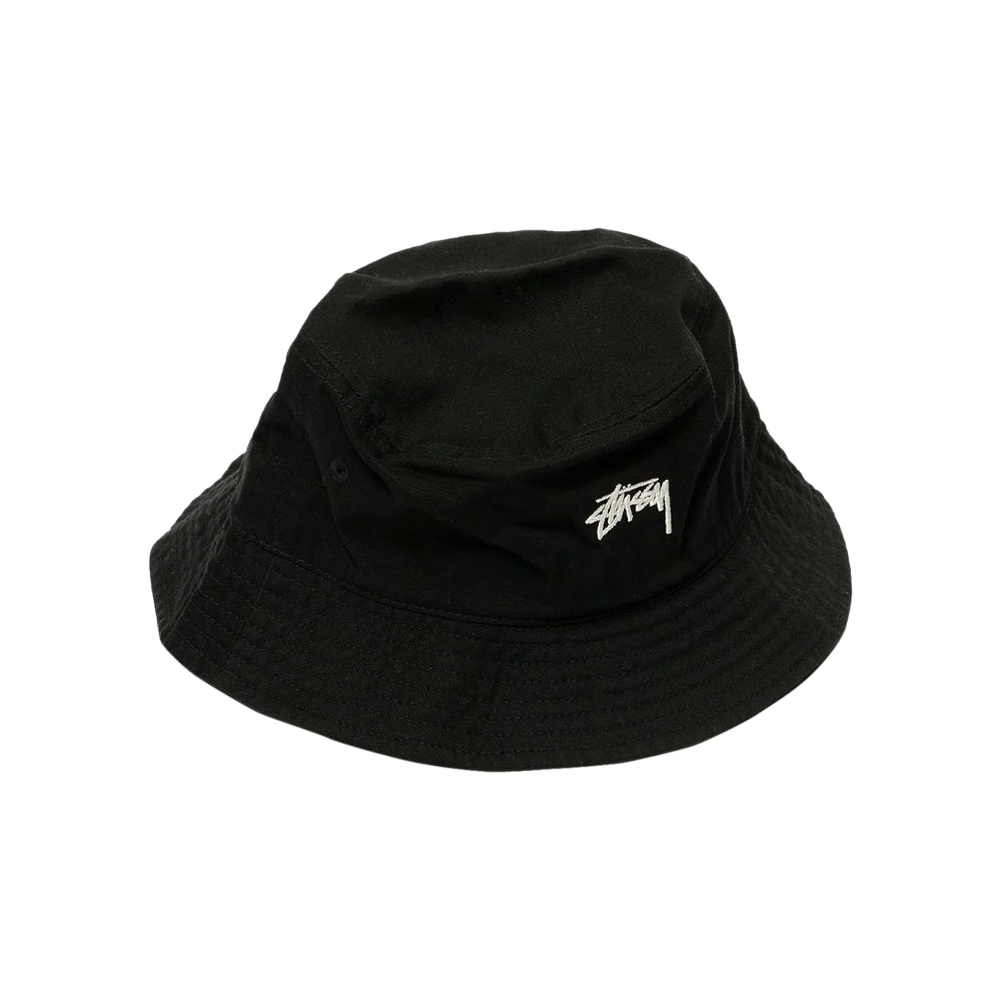 Pre-owned Stussy Stock Bucket Hat 'black' | Men's Size Onesize