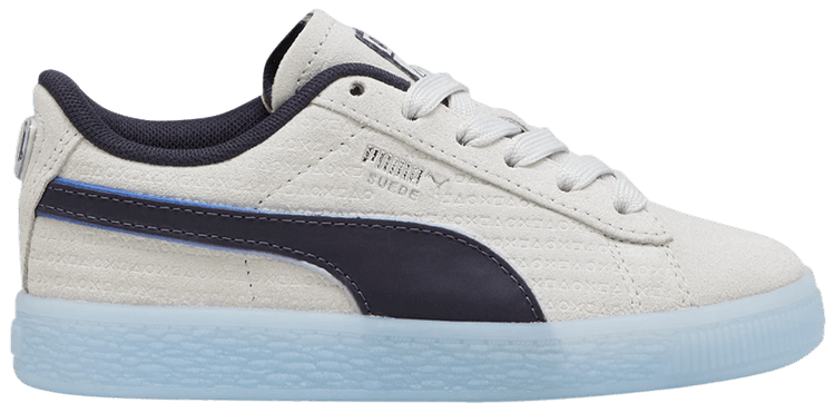 PlayStation x Puma Suede Little Kid Glacial Grey