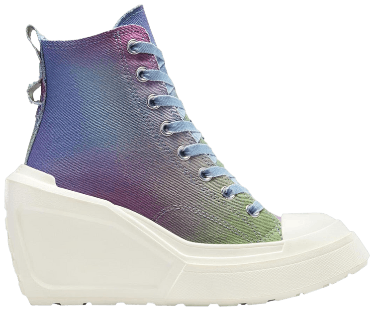 Converse Wmns Chuck 70 De Luxe Wedge Platform High Denim Ombre