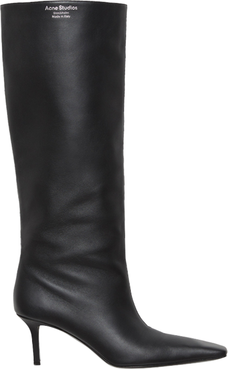 Acne Studios Wmns Leather High Heel Boots 'Black'