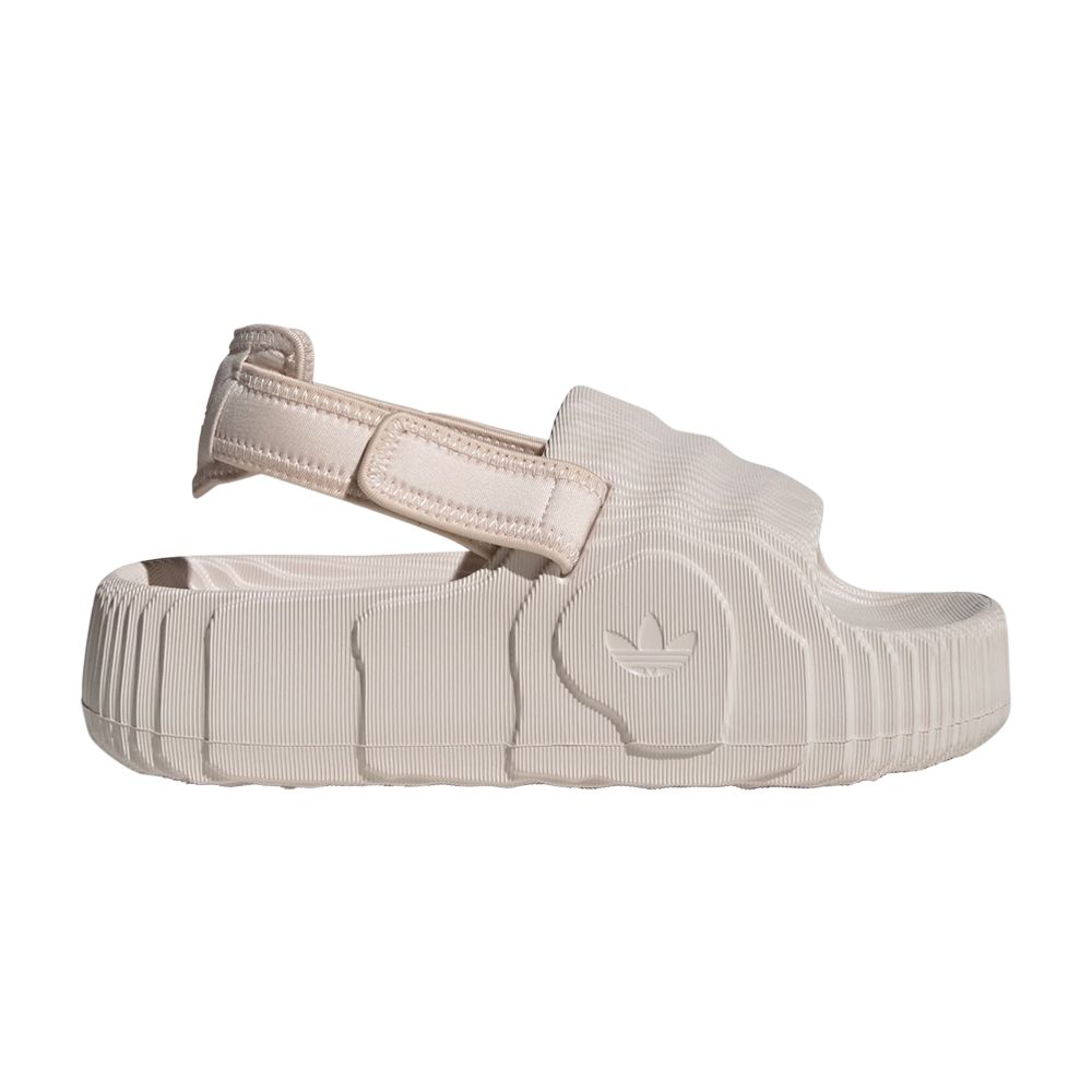 Pre-owned Adidas Originals Wmns Adilette 22 Xlg Slide 'putty Mauve' In Grey