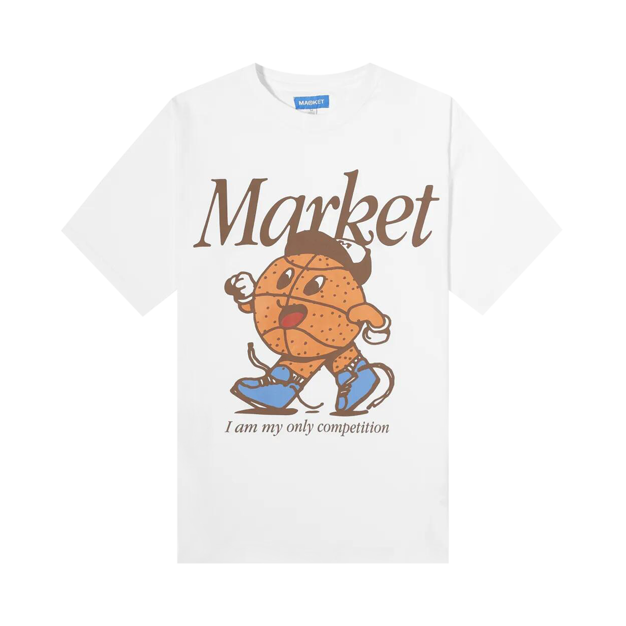 Pre-owned Market One On One T-shirt 'white'