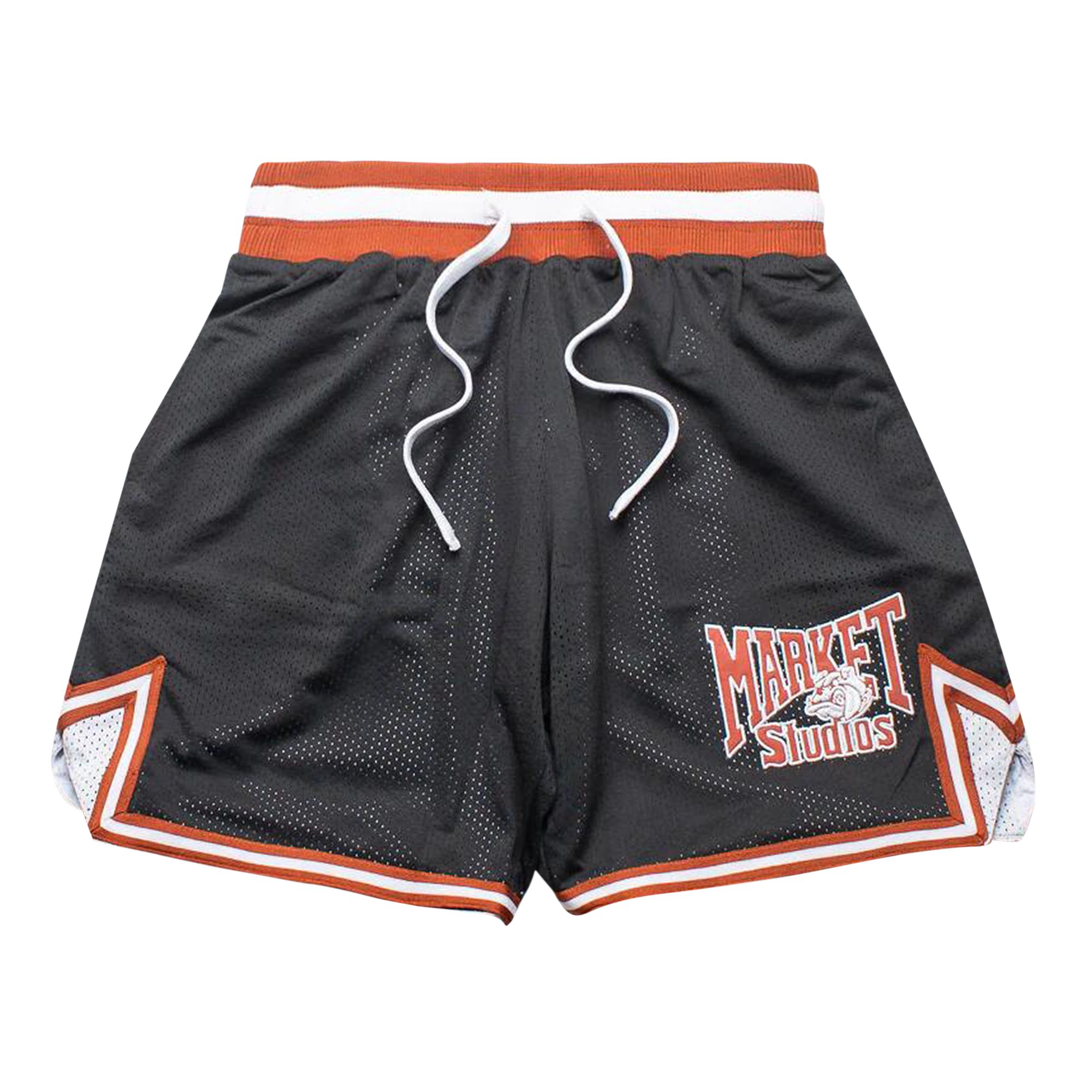 Market Bulldogs Mesh Shorts 'Black' | Men's Size M
