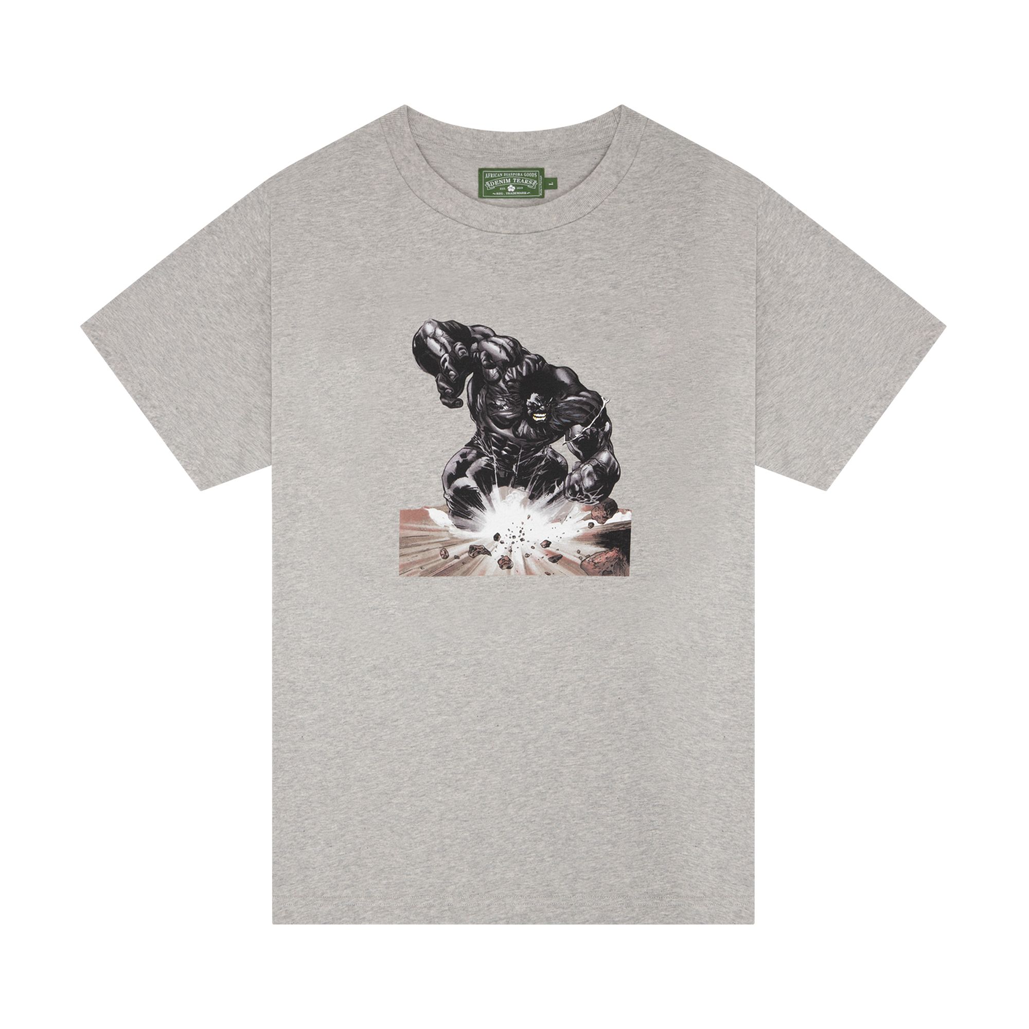 Pre-owned Denim Tears X Arthur Jafa Lerage Tee 'heather Grey' | Men's Size L In Gray