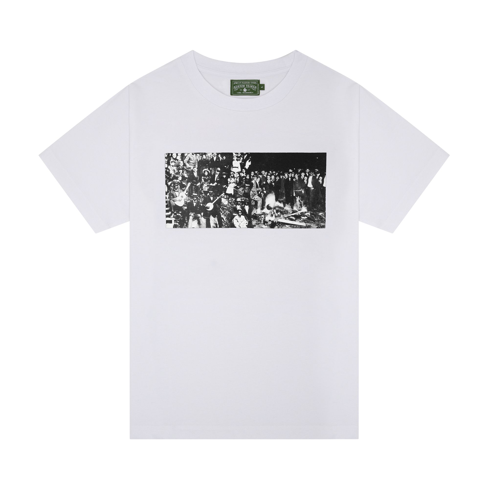 Pre-owned Denim Tears X Arthur Jafa Black Entertainment Tee 'white'