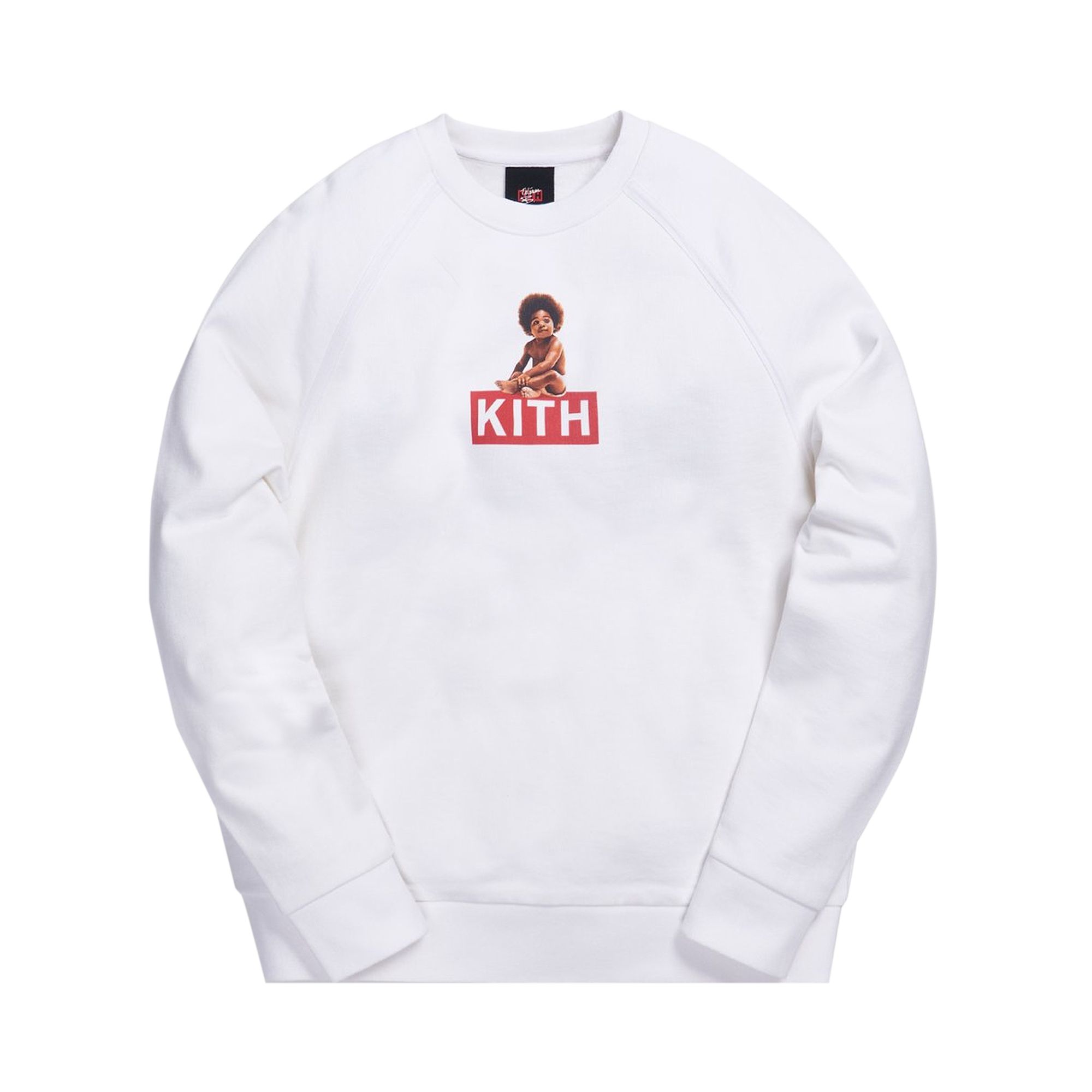 Kith x Biggie Classic Logo Crewneck 'White' | Men's Size M