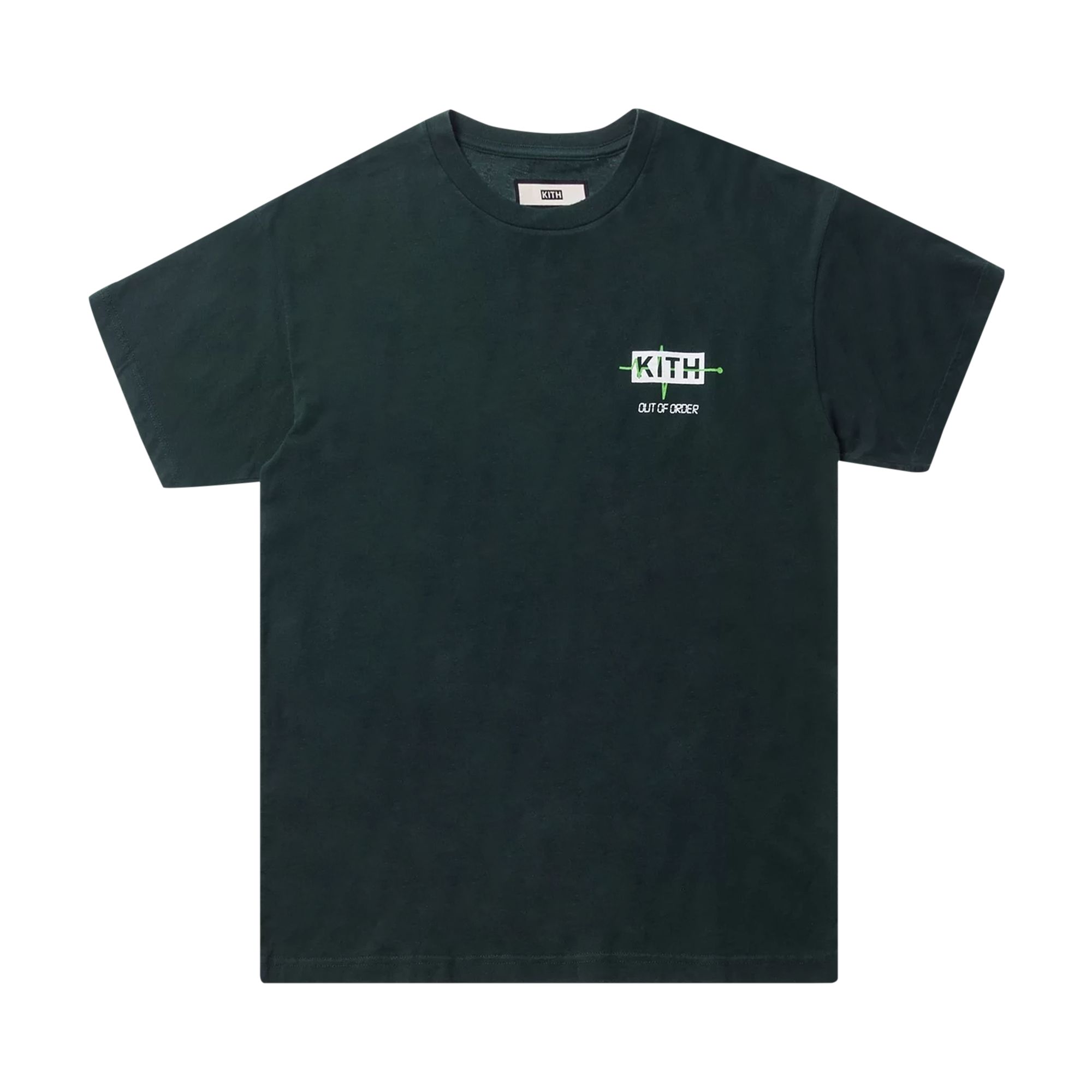 Pre-owned Kith Out Of Order Tee 'hunter Green' | Men's Size S