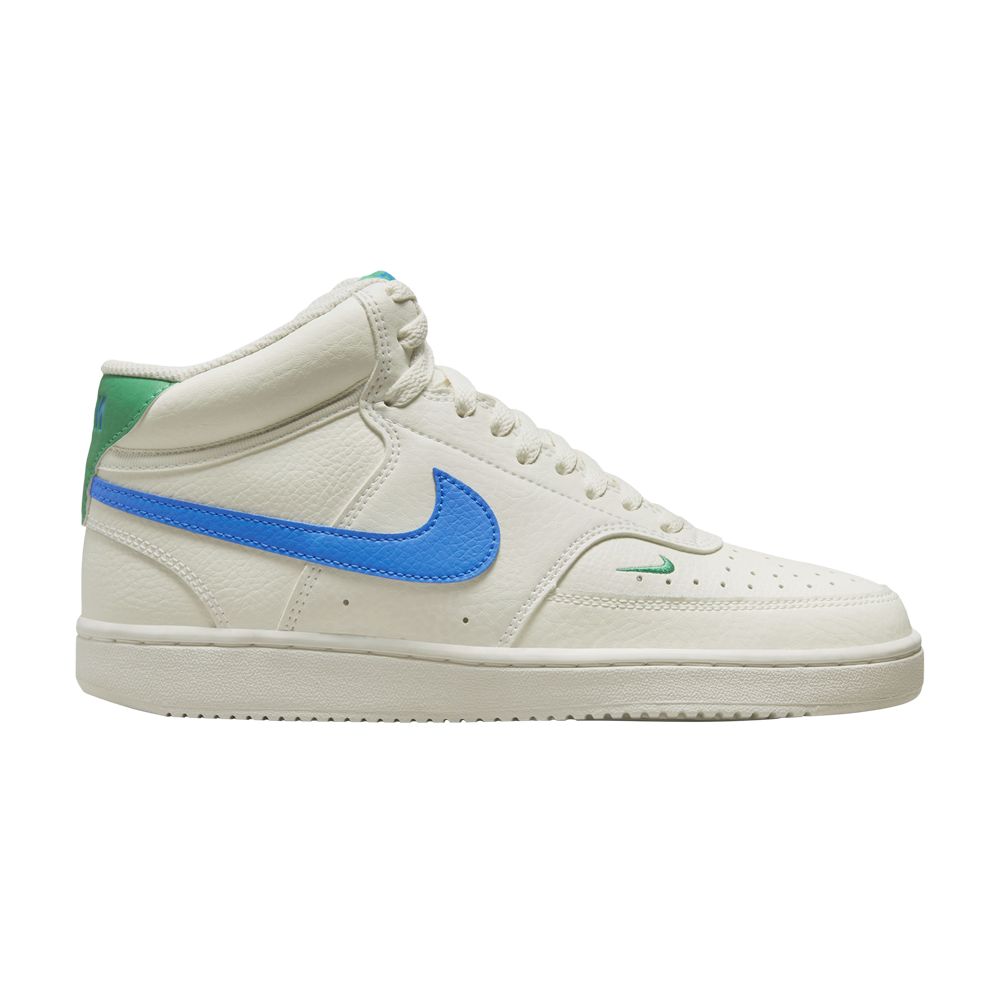 Pre-owned Nike Wmns Court Vision Mid 'sail Photo Blue' | Cream | Women's Size 10 In White