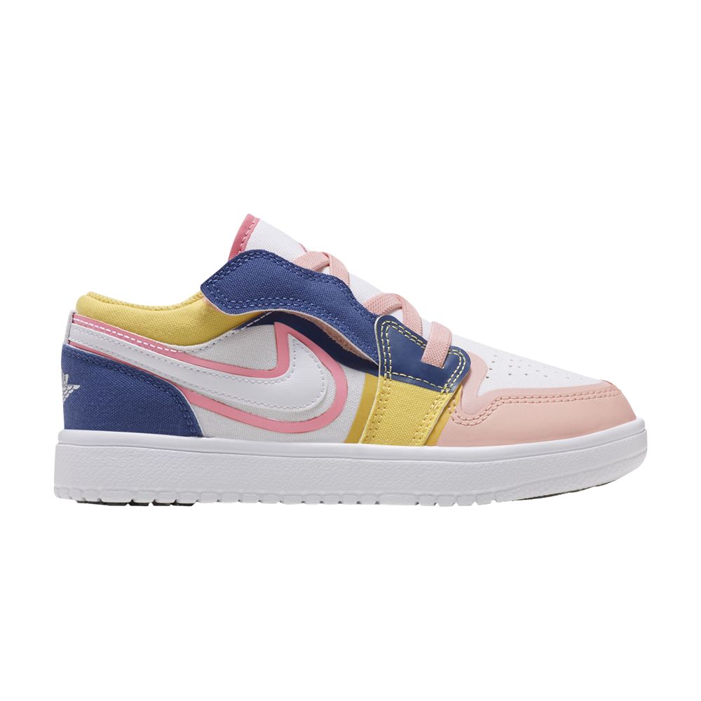Pre-owned Air Jordan 1 Low Alt Se Ps 'multi-color Canvas' | Kid's Size 3